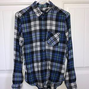 American Eagle Boyfriend Plaid